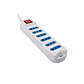 Alargador Eléctrico Philco 6 Entradas 3 Metros con Interruptor - Miniatura 1