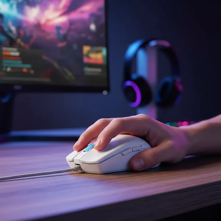 Mouse Alámbrico HP M150 – Blanco 3