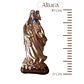 Santa Muerte Dorada 30 Cm Figura Decorativa Espiritual - Miniatura 3