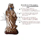 Santa Muerte Dorada 30 Cm Figura Decorativa Espiritual - Miniatura 4