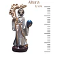 Santa Muerte Plateada de 12 cm – Figura Decorativa y Espiritual - Miniatura 6