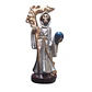 Santa Muerte Plateada de 12 cm – Figura Decorativa y Espiritual - Miniatura 4