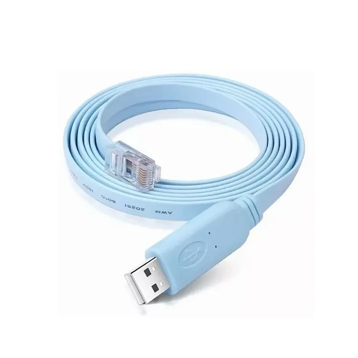 Cable de Consola USB a RJ45 de 3 Metros para Configuración de Redes 1