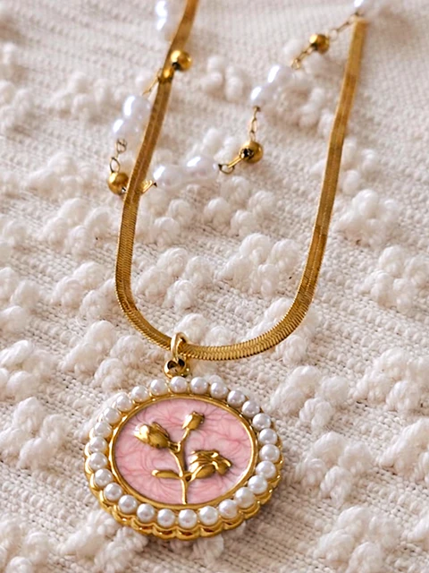 Colar duplo Jardim de Pérolas