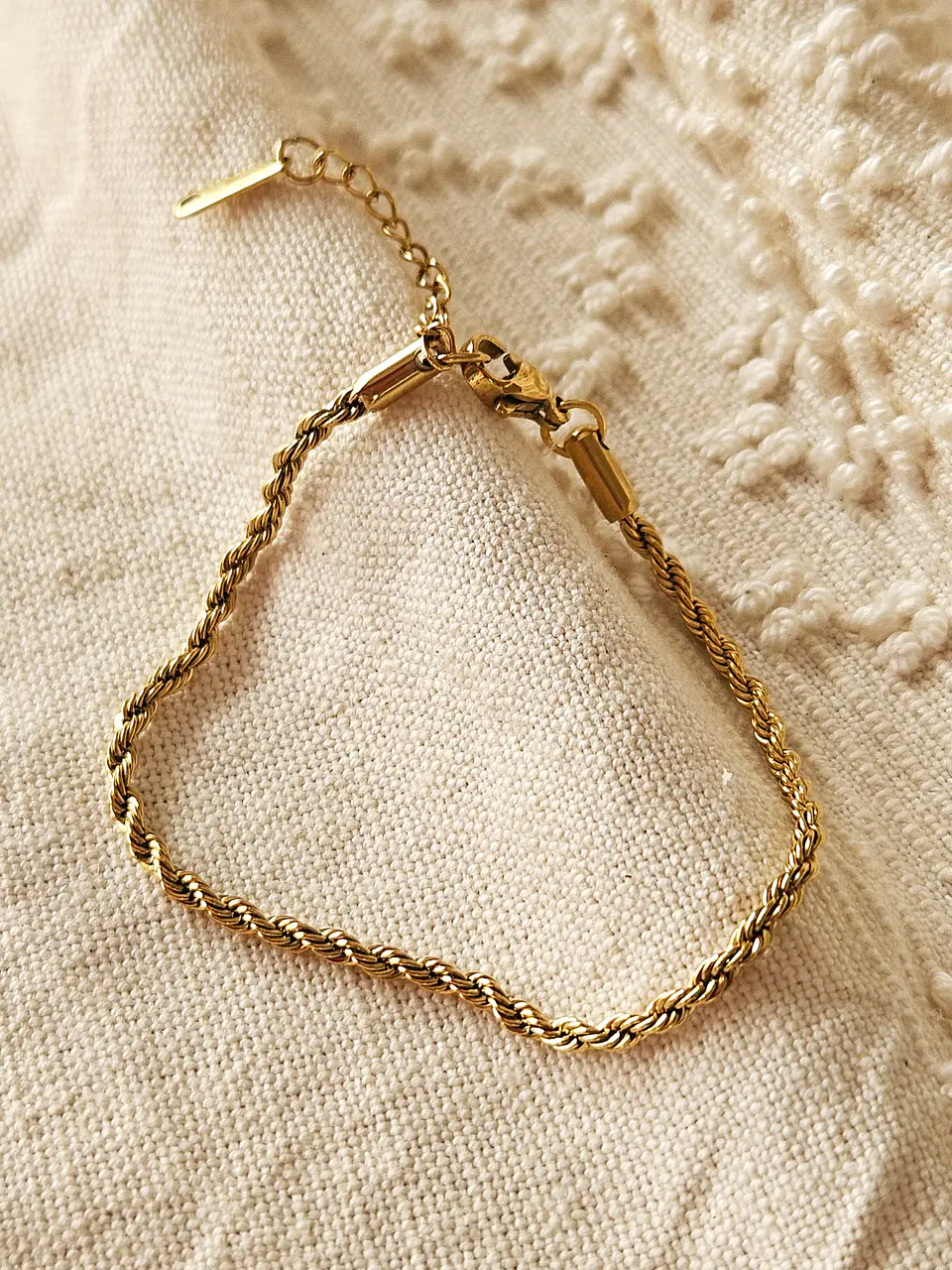 Pulseira Cordão Dourado 2