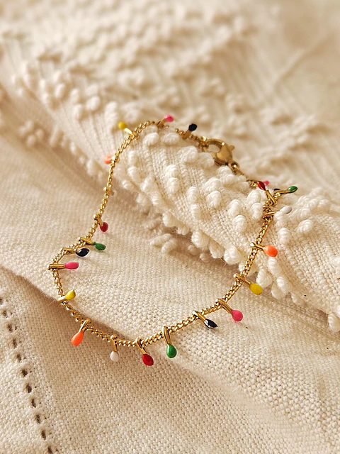 Pulseira Pontos de cor