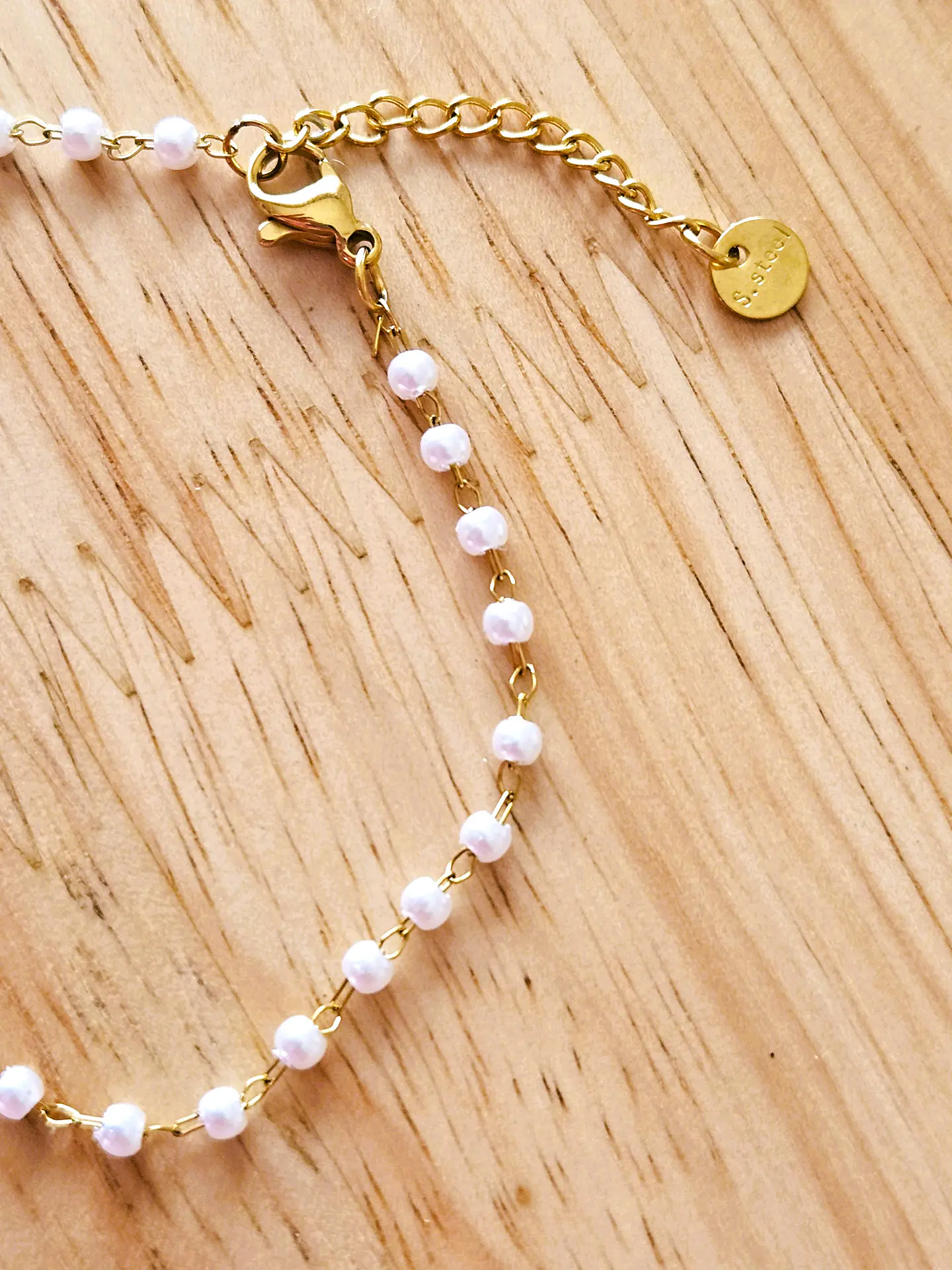 Pulseira Mini Pérolas 1