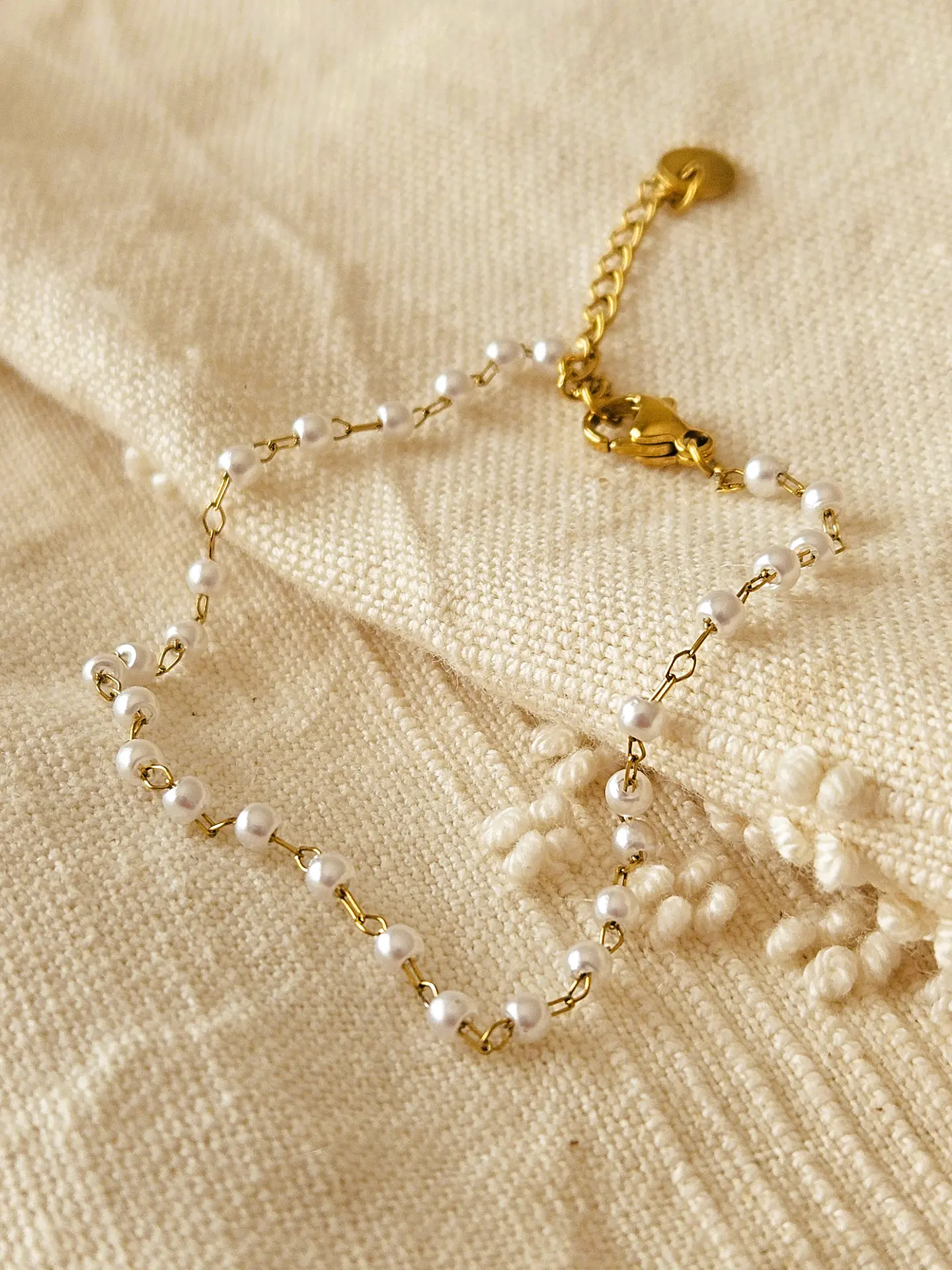 Pulseira Mini Pérolas 3