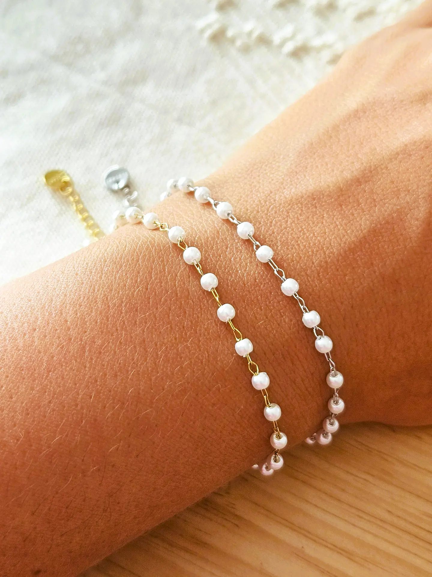 Pulseira Mini Pérolas 4