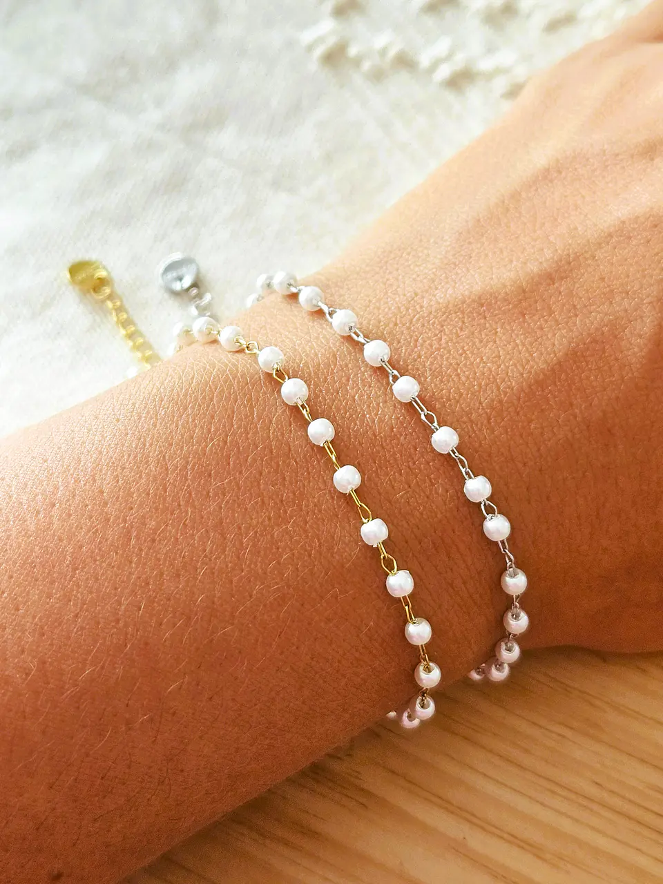 Pulseira Mini Pérolas 4