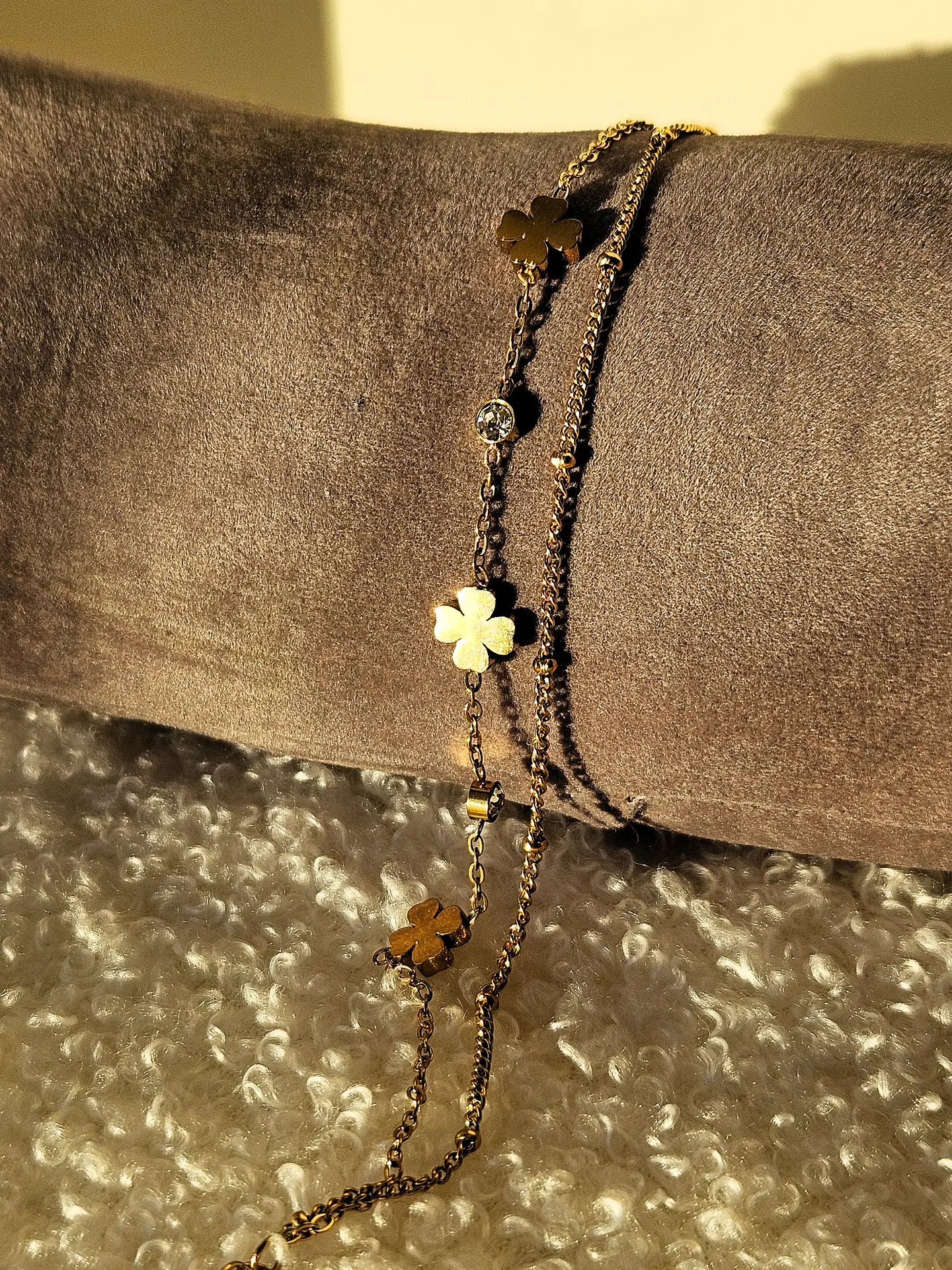 Pulseira dupla Trevo 2