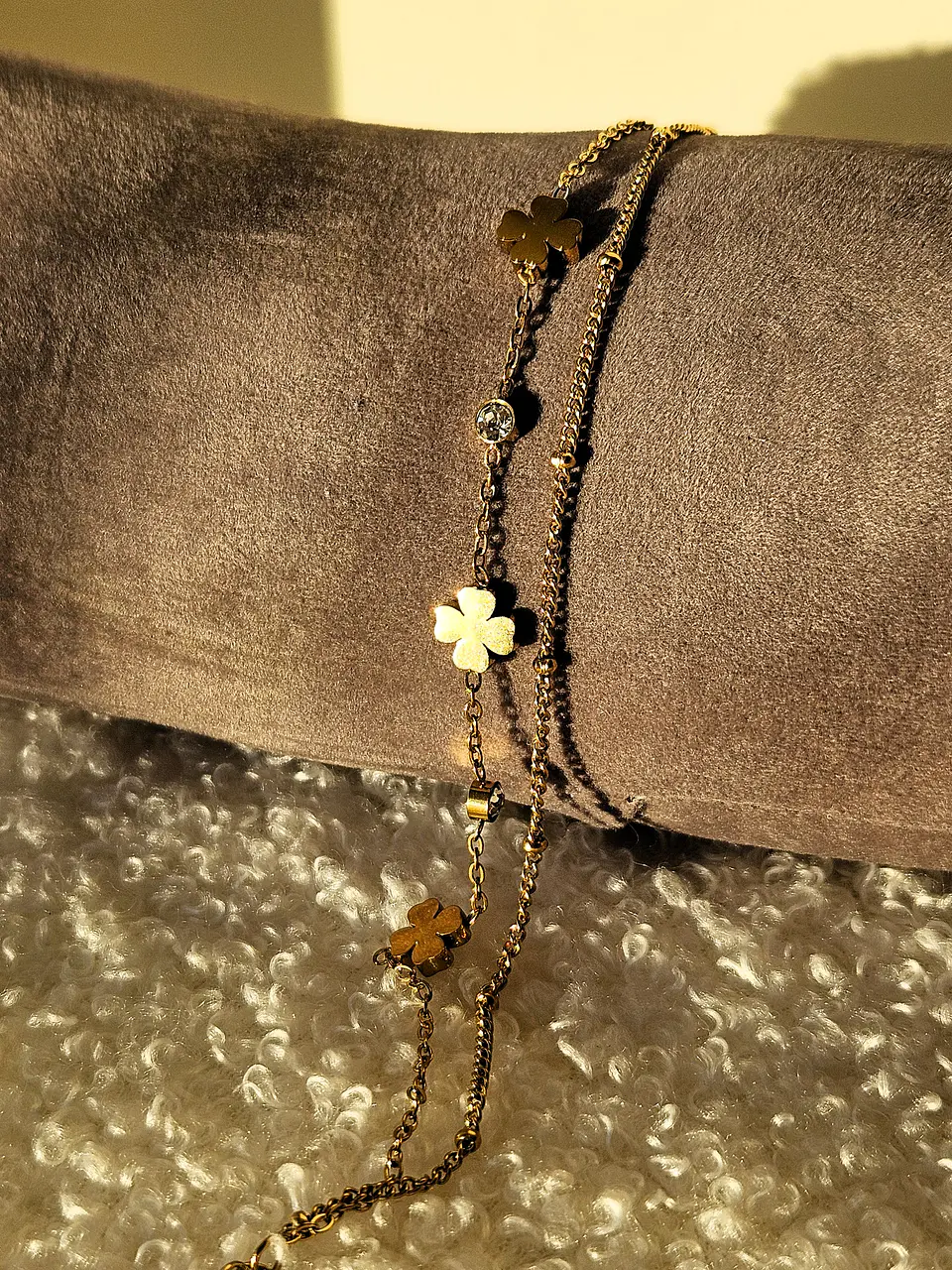 Pulseira dupla Trevo 2