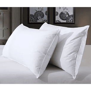 Comfort Pillows 50*70 Set of 2 Units. Anti-mite. White Color