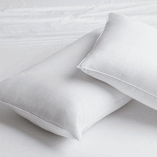 Comfort Pillows 50*70 Set of 2 Units. Anti-mite. White Color