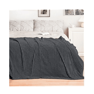 Cobija Manta Diseño Acanalada Doble-Queen 210x190