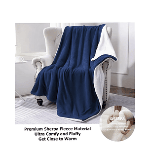 Cobija Ovejero Térmica Lisa Cama Doble-Queen 210x190