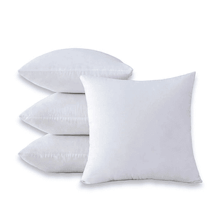 Relleno de Cojín 50x50 cm - 4 Unidades Para Sofá o Cama