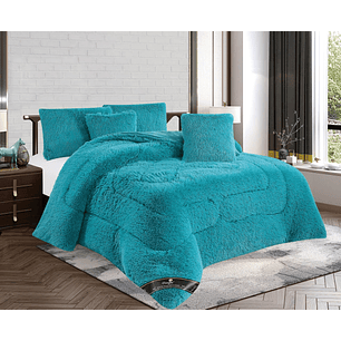 Edredones En Felpa O Peluche Para Cama Queen Y King