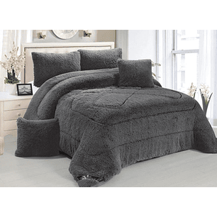 Edredones En Felpa O Peluche Para Cama Queen Y King