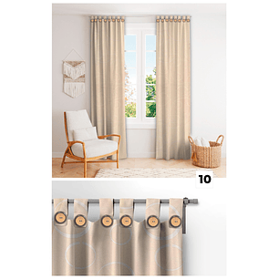 Cortinas Modernas Finas Decoración Hogar De Lujo Botón de Lujo
