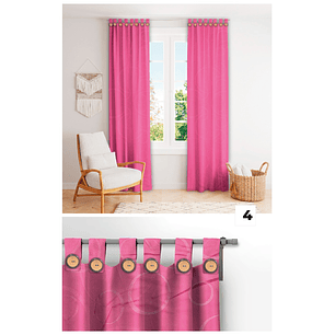 Cortinas Modernas Finas Decoración Hogar De Lujo Botón de Lujo