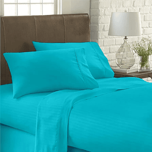 Juego de Sábanas Unicolor Cama Doble Confort y Suavidad