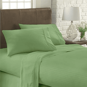 Juego de Sábanas Unicolor Cama Semidoble Confort y Suavidad