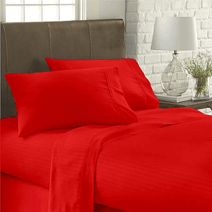 Juego de Sábanas Unicolor Cama King Confort y Suavidad