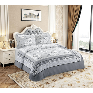 Edredón Acolchado Español Estampado Para Cama Doble