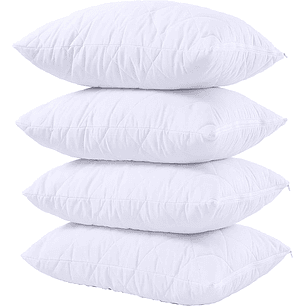 Almohadas Premiun Acolchadas 50*70 Set de 4 Unidades. Antiácaros 