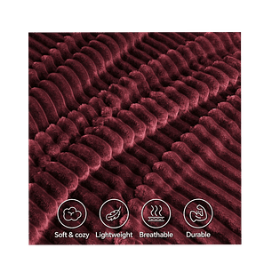 Cobija Térmica Gruesa Acanalada Doble-Queen 210x190