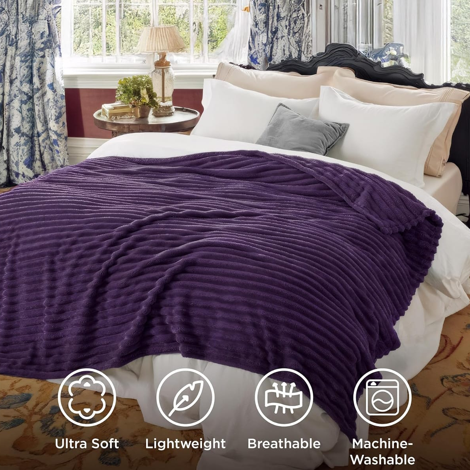 Cobija Térmica Gruesa Acanalada Doble-Queen 210x190 16