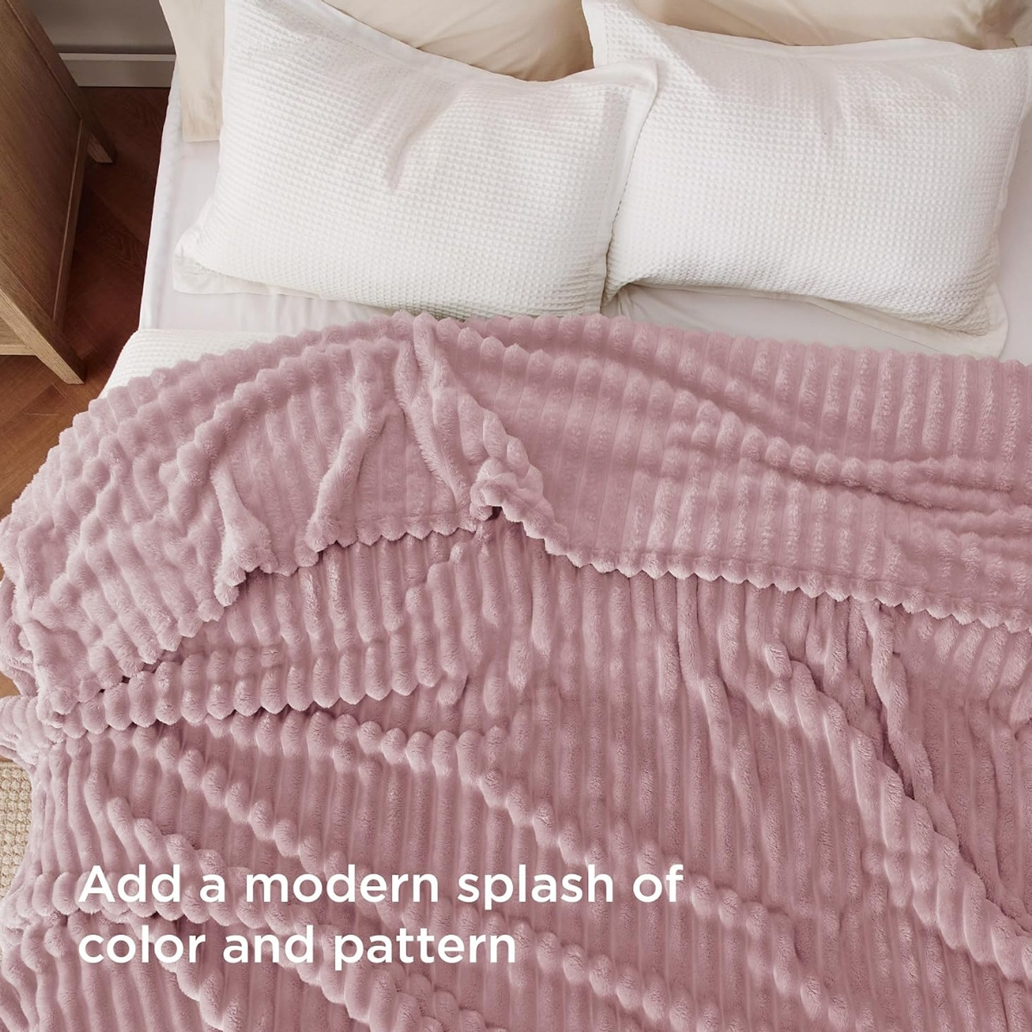 Cobija Térmica Gruesa Acanalada Doble-Queen 210x190 18