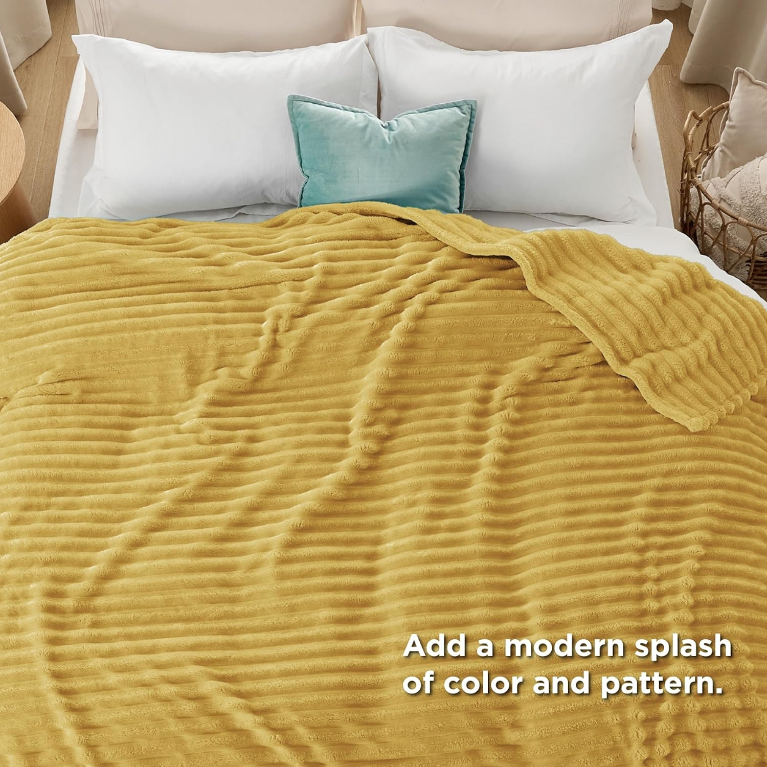 Cobija Manta Diseño Acanalada Doble-Queen 210x190 27