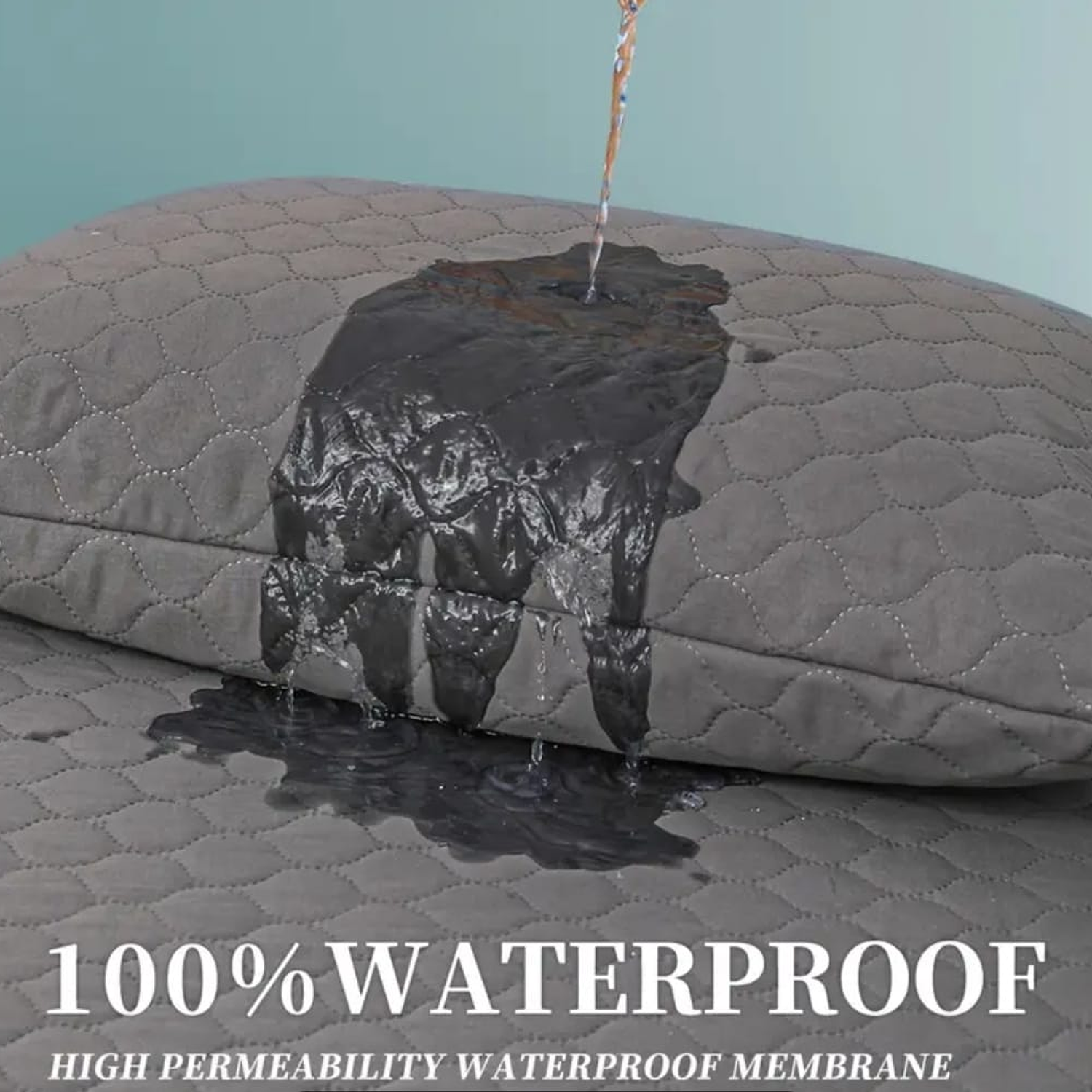 Protector de Almohadas Acolchadas 100% Antifluidos-  Set X2 unidades 50*70 7