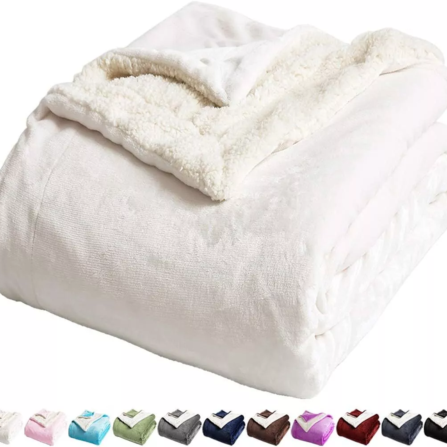 Cobija Ovejero Térmica Lisa Cama King 200x230 19