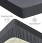 Protector de Colchón Terry 100% Impermeable Color Gris Calidad Premium - Miniatura 3