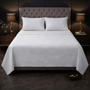 Juego De Sábanas Blanca Hotelera Algodon 