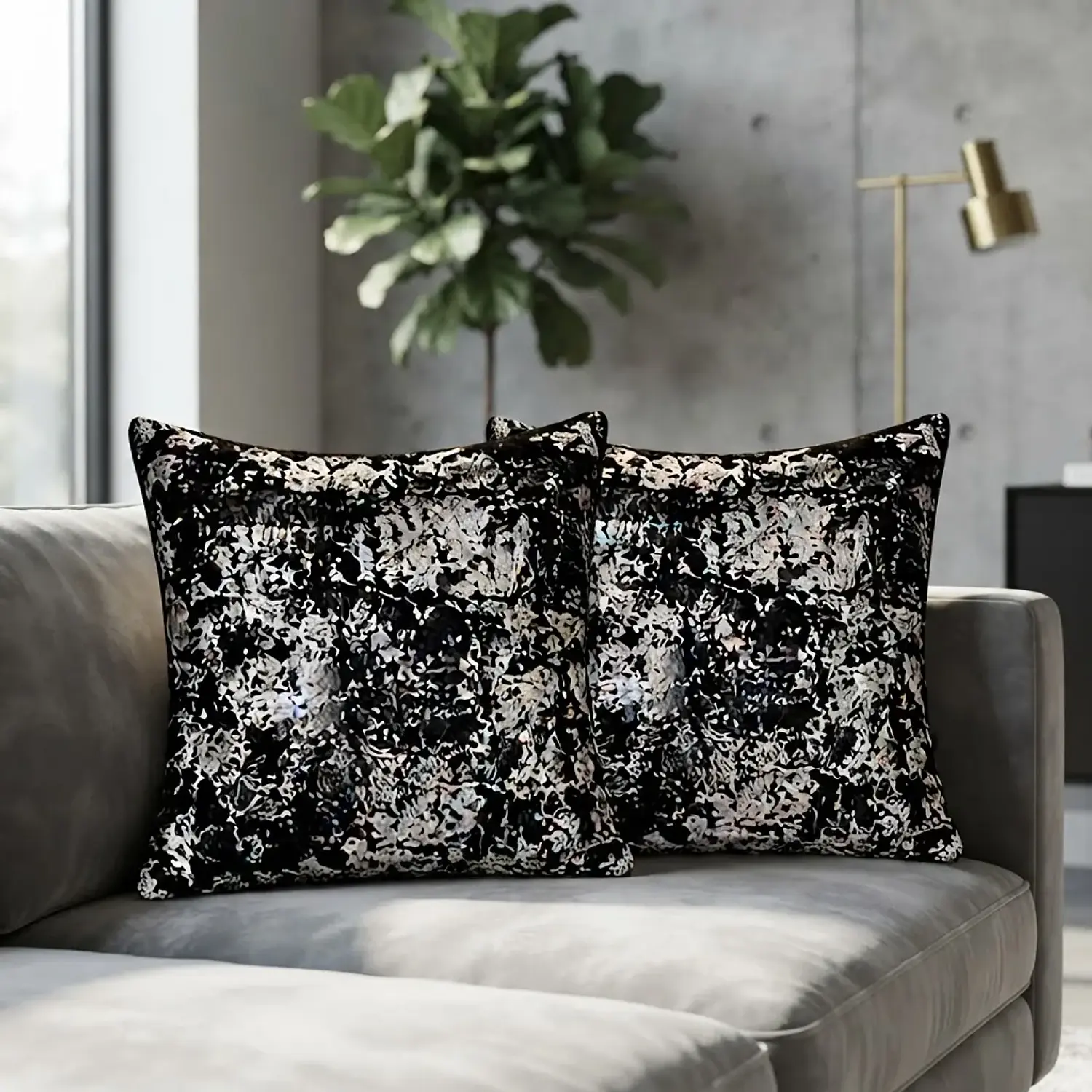 Cojín Decorativo Diseño En Tendendia, Set x2 unidades: 45x45 Cm 9