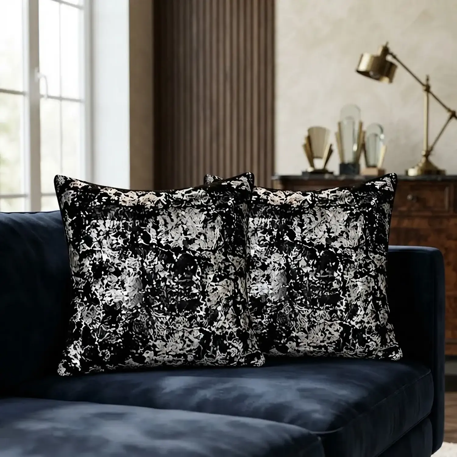 Cojín Decorativo Diseño En Tendendia, Set x2 unidades: 45x45 Cm 11