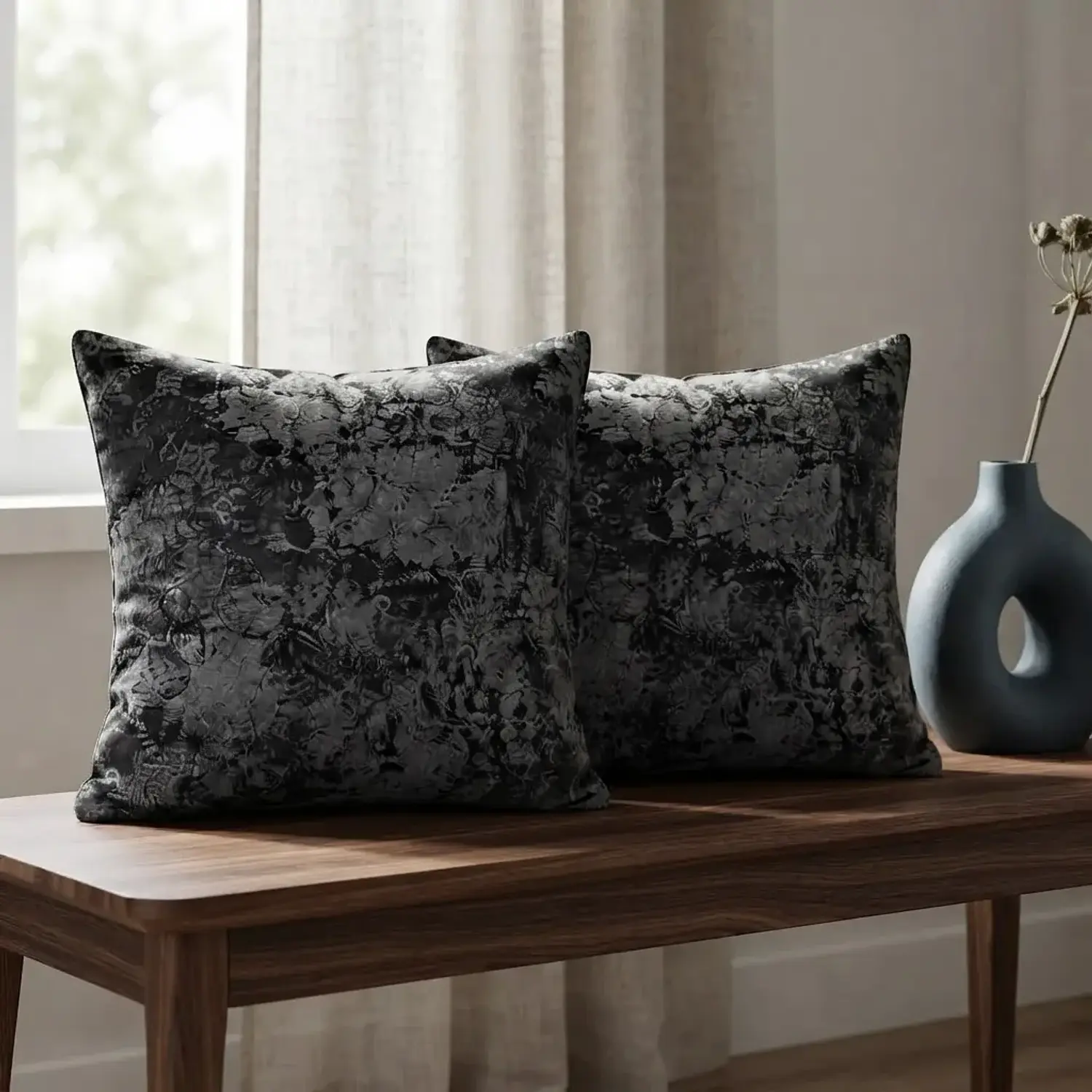 Cojín Decorativo Diseño En Tendendia, Set x2 unidades: 45x45 Cm 27