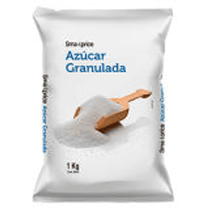 Azúcar blanca granulada 1 kilo Smart price manga x 10 unidades 