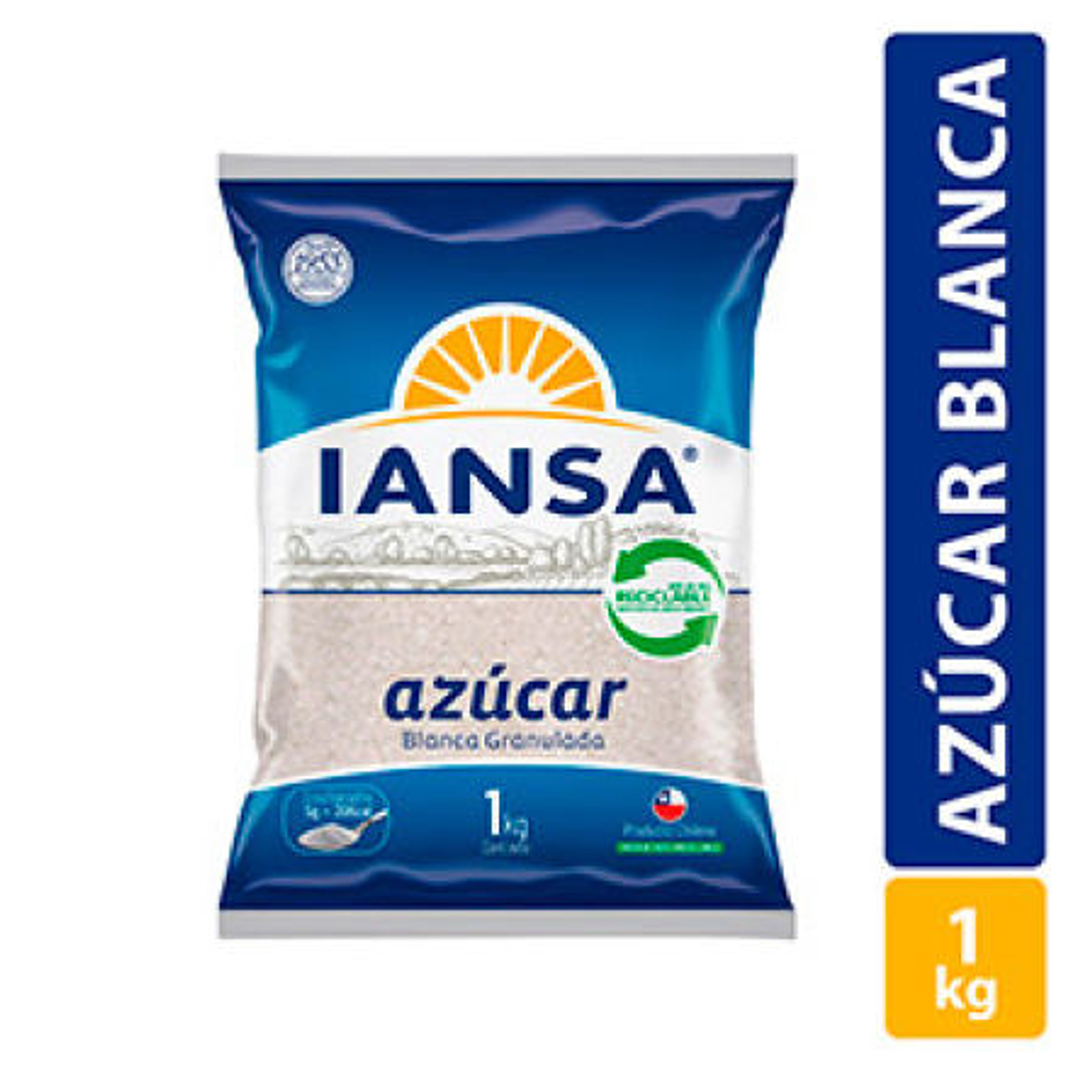 AZUCAR BLANCA GRANUL 1KG IANSA MANGAx10 1
