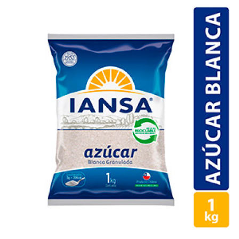 AZUCAR BLANCA GRANUL 1KG IANSA MANGAx10 1