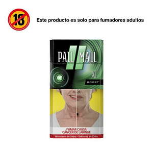 CIGARR BOOST XL MENT 20UN PALL MALL PACKx10