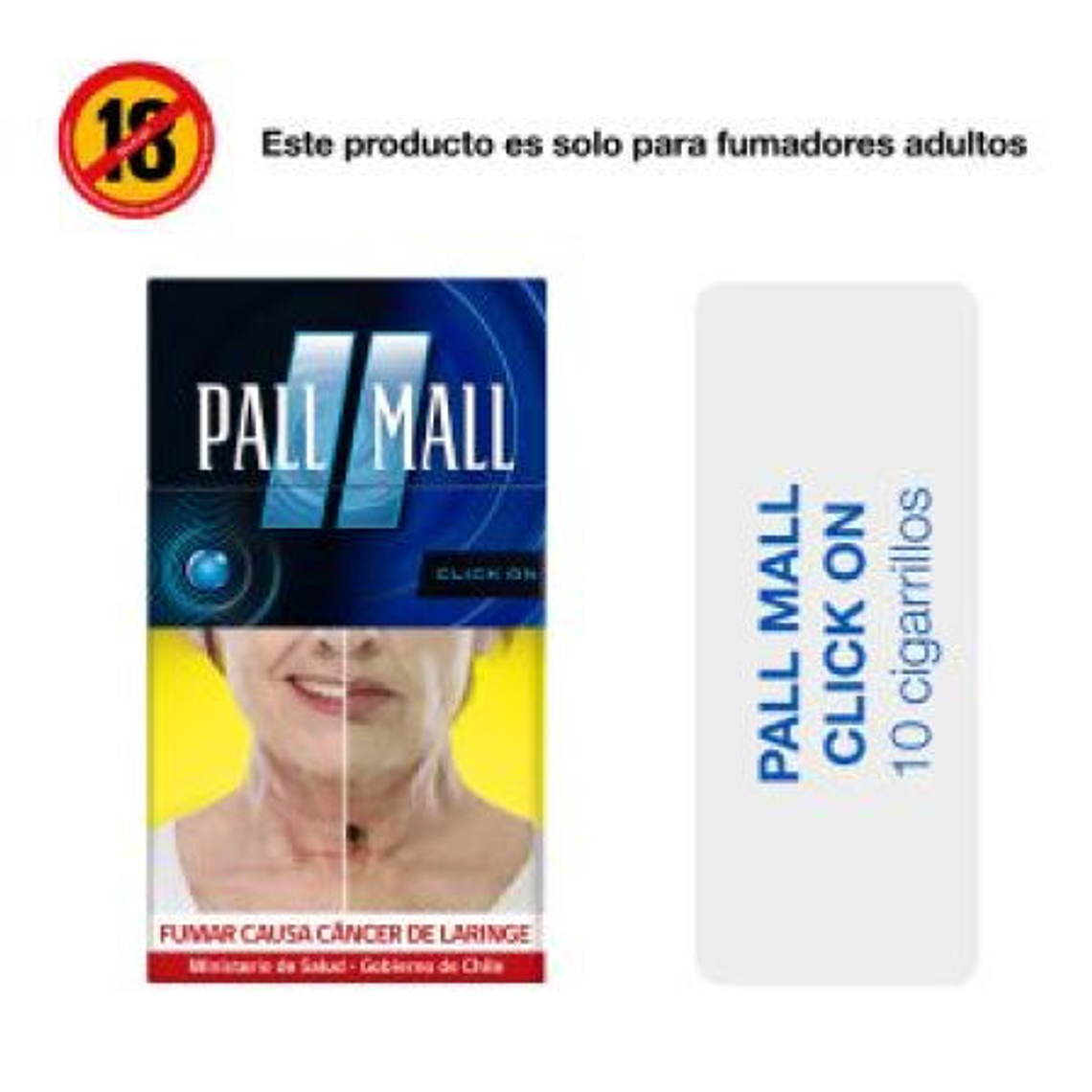 PALL MALL CLICK ON AZUL 6+4. PACKx10 1