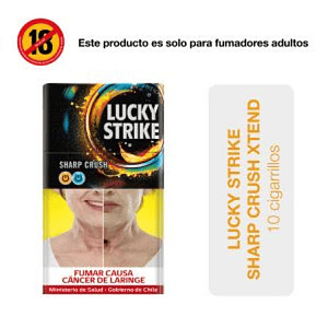 CIGARROS CRUSH 10UN LUCKY STRIKE PACKx10