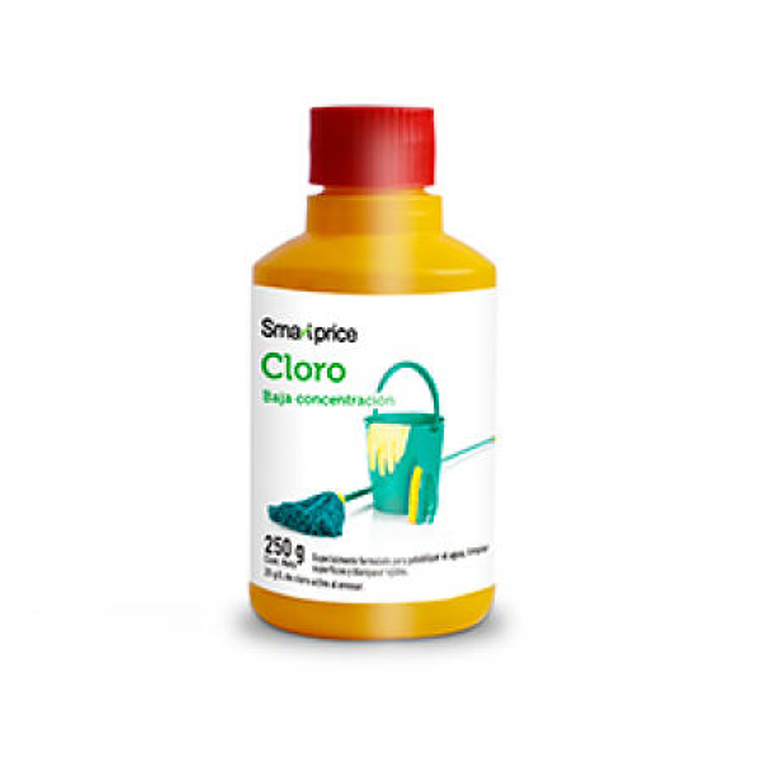 CLORO BAJA CONCENTRACI 250GR SMART PRICE 1