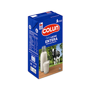 LECHE ENTERA 1LT COLUN CAJAx12  Caja x 12UN