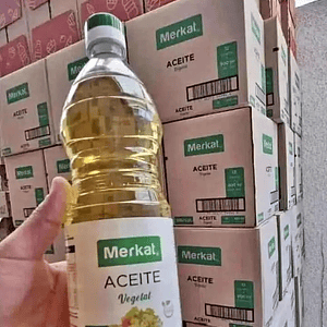 Caja de aceite merkat 12 unidades de 900 ML 